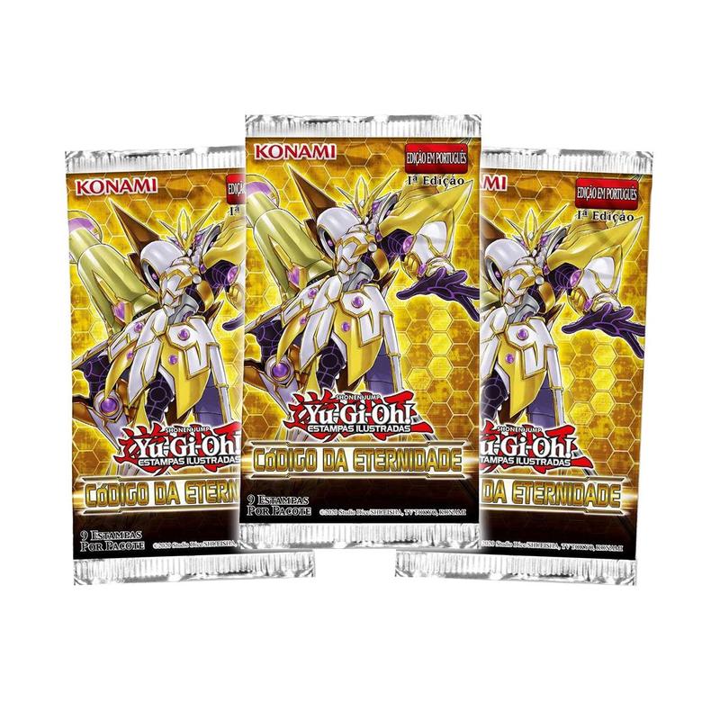 Booster YuGiOh! Código da Eternidade 9 Cartas Yugioh Konami - Deck